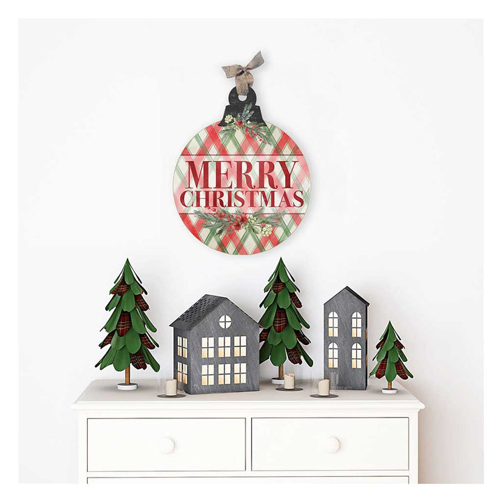 SM Merry Christmas Ornament Sign