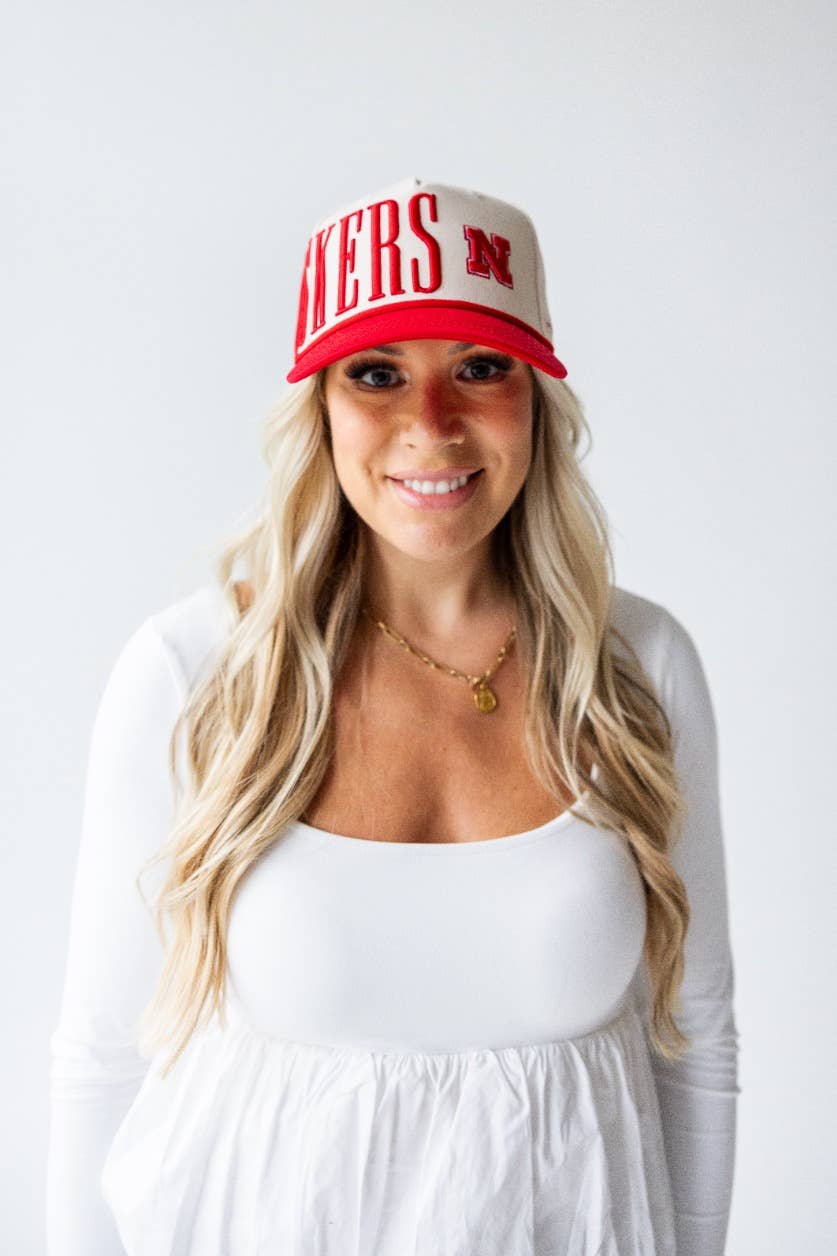 Nebraska Saturday Stretch Canvas Trucker Hat