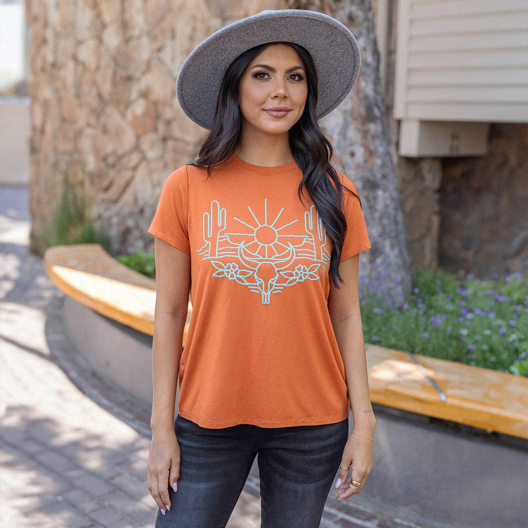 Grace and Lace Classic Fit Graphic Tee - Southwest