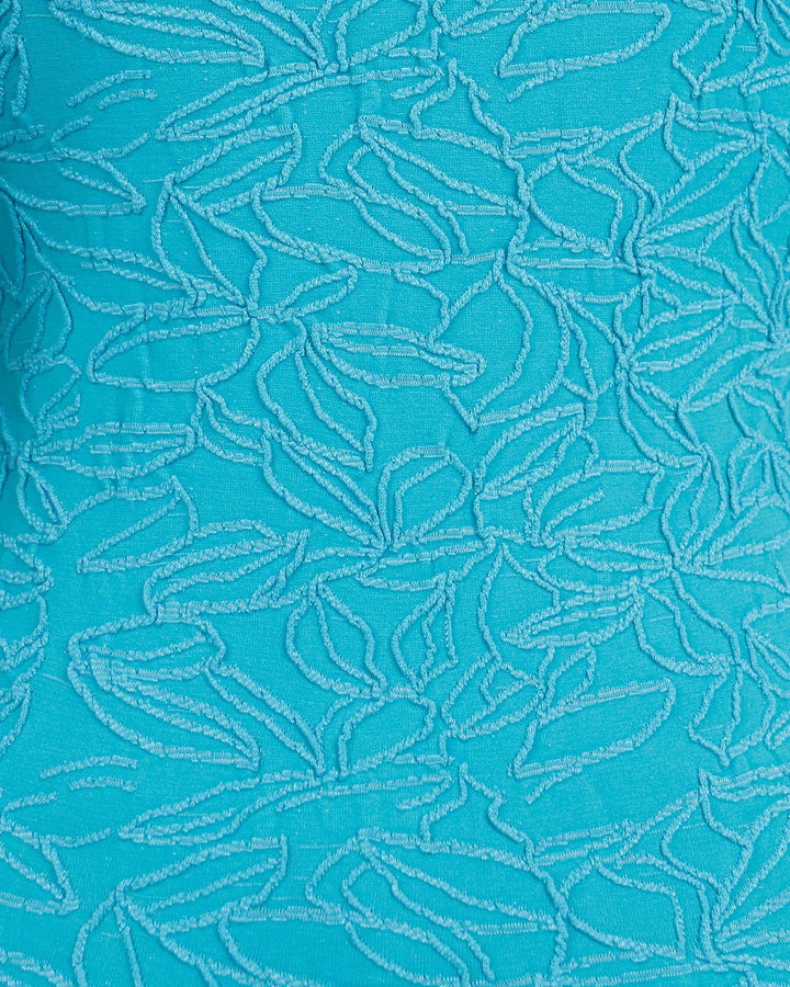 Grace and Lace Jacquard Brami Tank in Teal