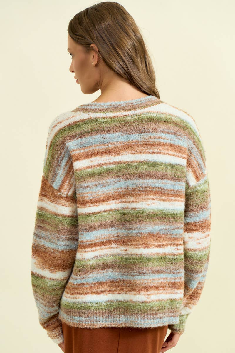 Color of the Season Striped Sweater