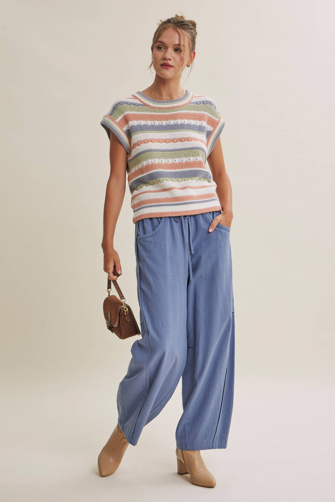 Spice of Life Striped Sweater Top