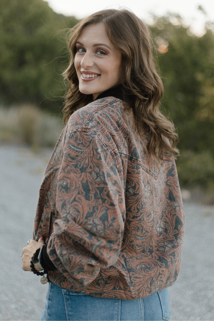 Keep It Western Bomber Jacket (Reg & Plus)