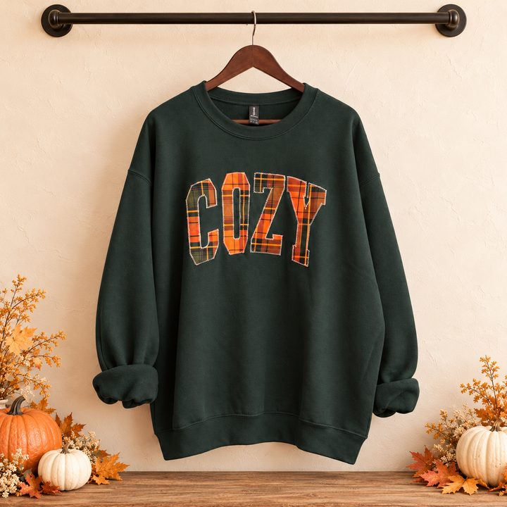 Cozy Season Plaid Sweatshirt