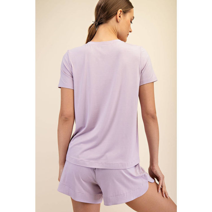 RAE MODE VISCOSE MODAL SHORT SLEEVE TOP - 3 COLORS
