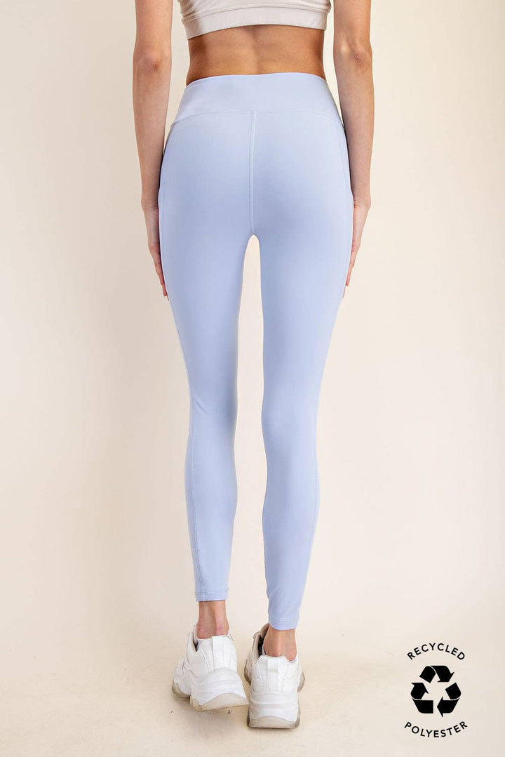 RAE MODE BUTTER BASIC LEGGING WITH POCKETS - FROSTED MULBERRY