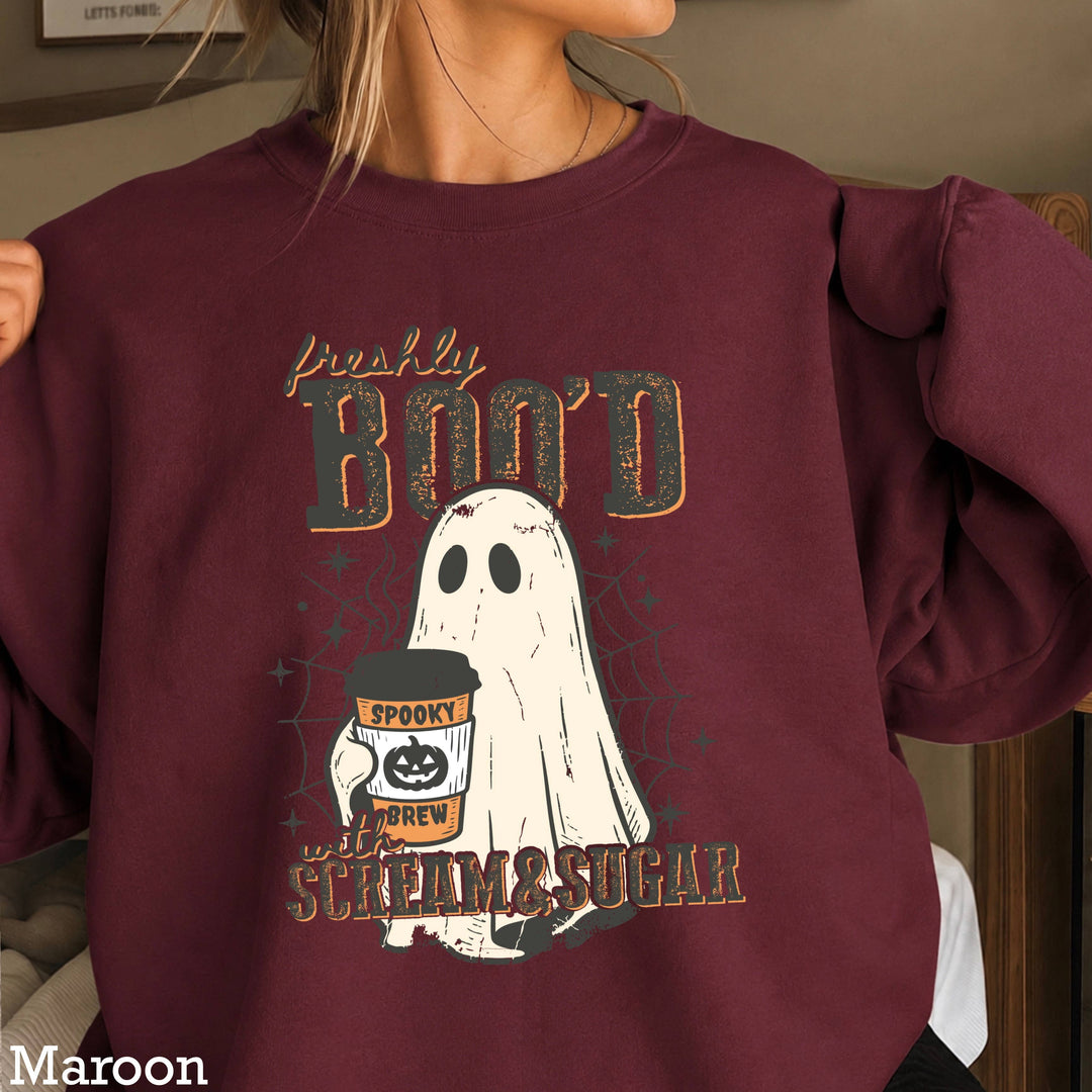 Freshly Boo’d Halloween Sweatshirt | Gildan Brand