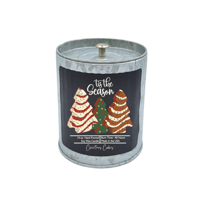 Tis the Season - Soy Wax Candle - Rustic Christmas Candles - Christmas Scent