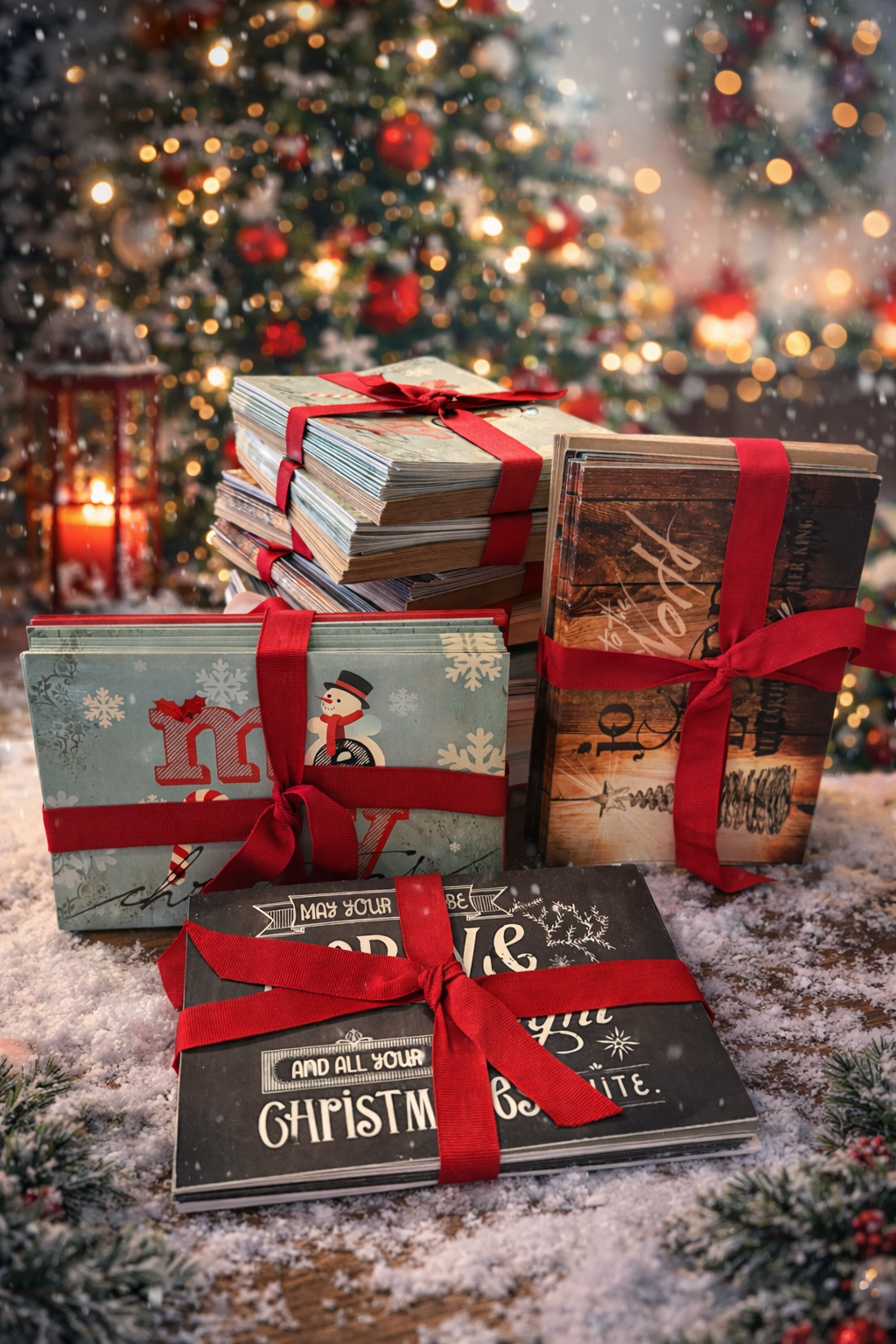 8.5x5.5 Holiday Greeting Cards - 20 pk w/ Envelopes