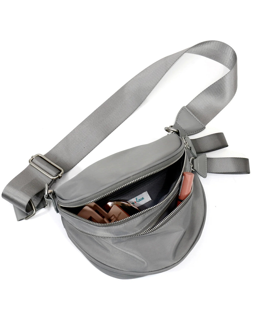 Grace and Lace - Belt Bag - Grey