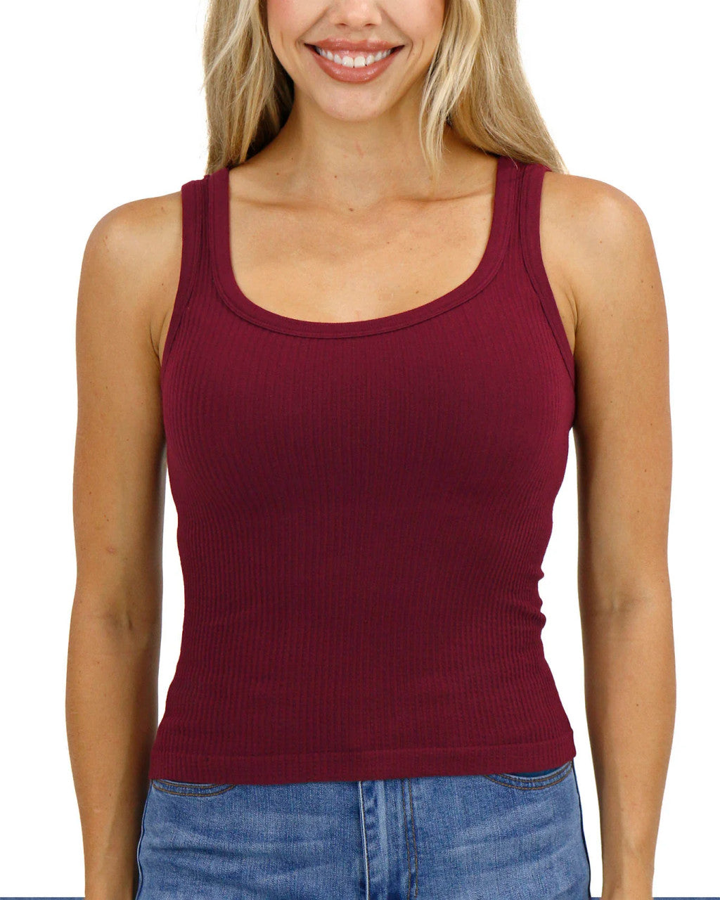 Grace and Lace- Red Wine Brami Tank