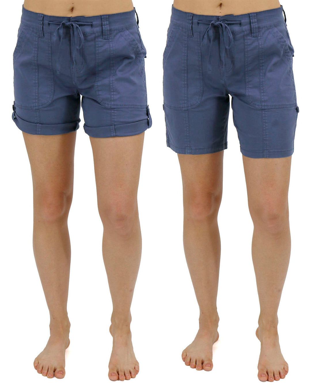 Grace and Lace - Soft Navy Cargo Shorts