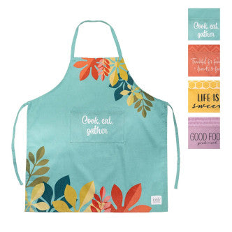 Krumbs Kitchen Homemade Happiness Aprons- Cook, Eat, Gather