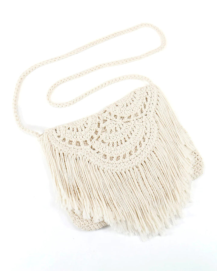 Grace and Lace- Crochet Crossbody Bag