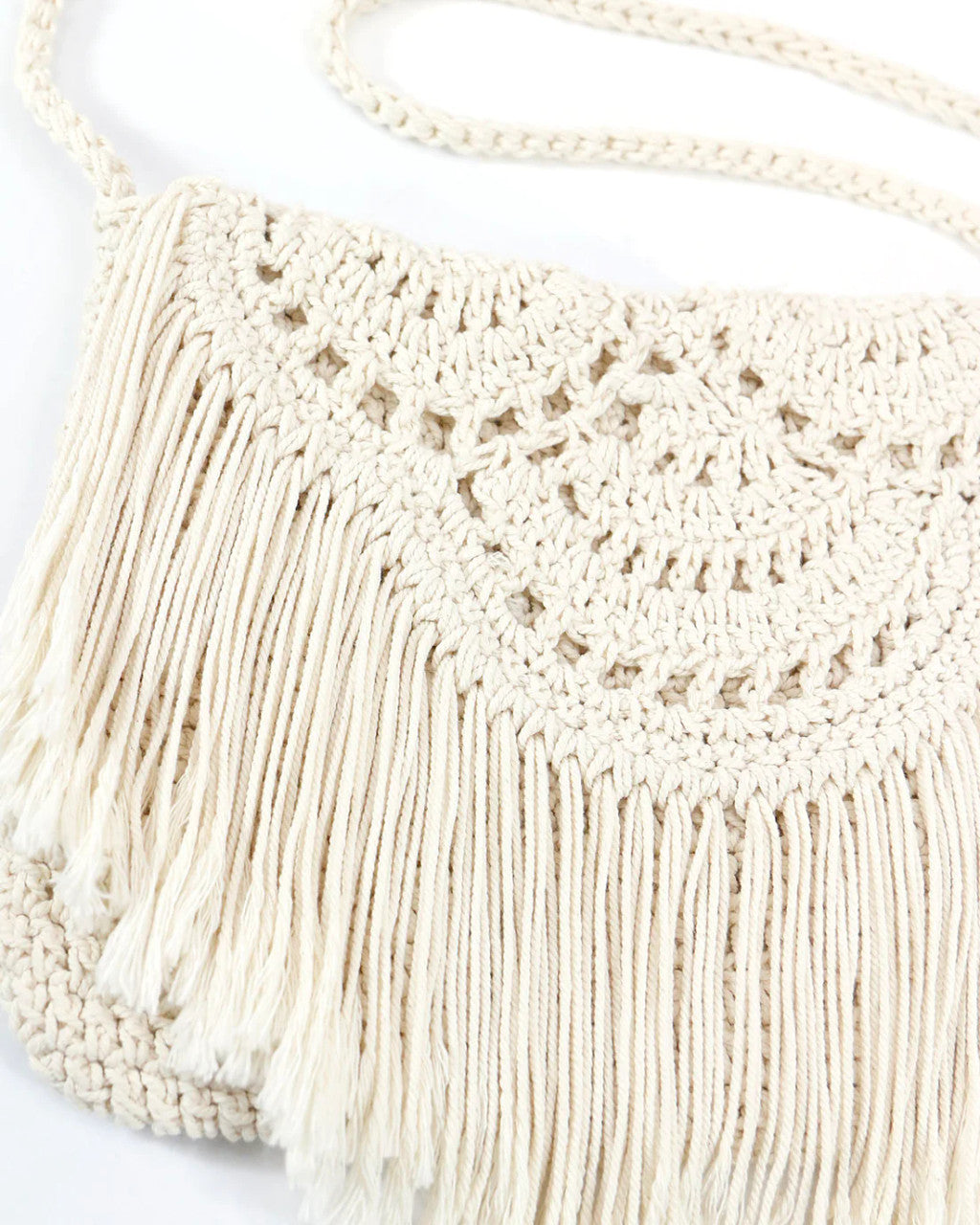 Grace and Lace- Crochet Crossbody Bag