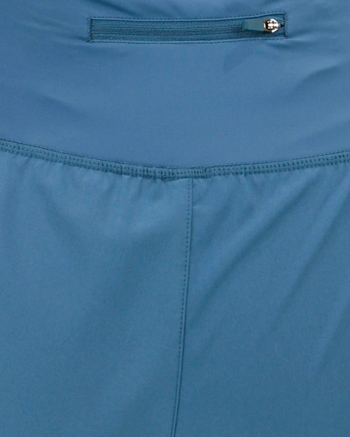 Grace and Lace- Everyday Athletic Shorts- Blue Heron