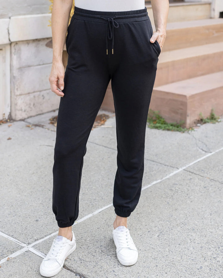 Grace and Lace- Signature Soft Sweatpants in Black