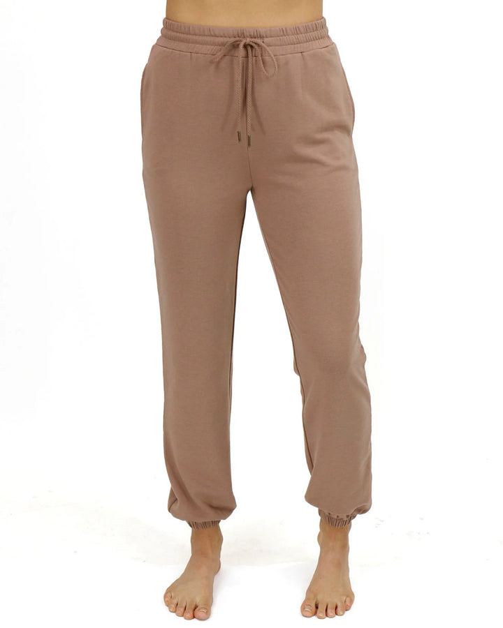 Grace and Lace- Signature Soft Sweatpants in Toffee