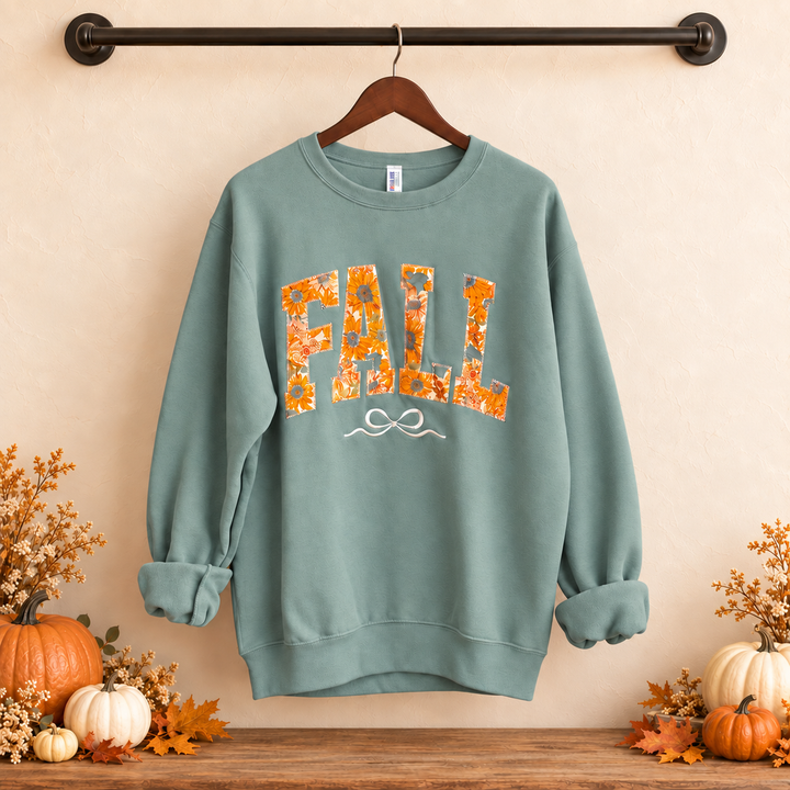 Fall in Bloom Appliqué Sweatshirt