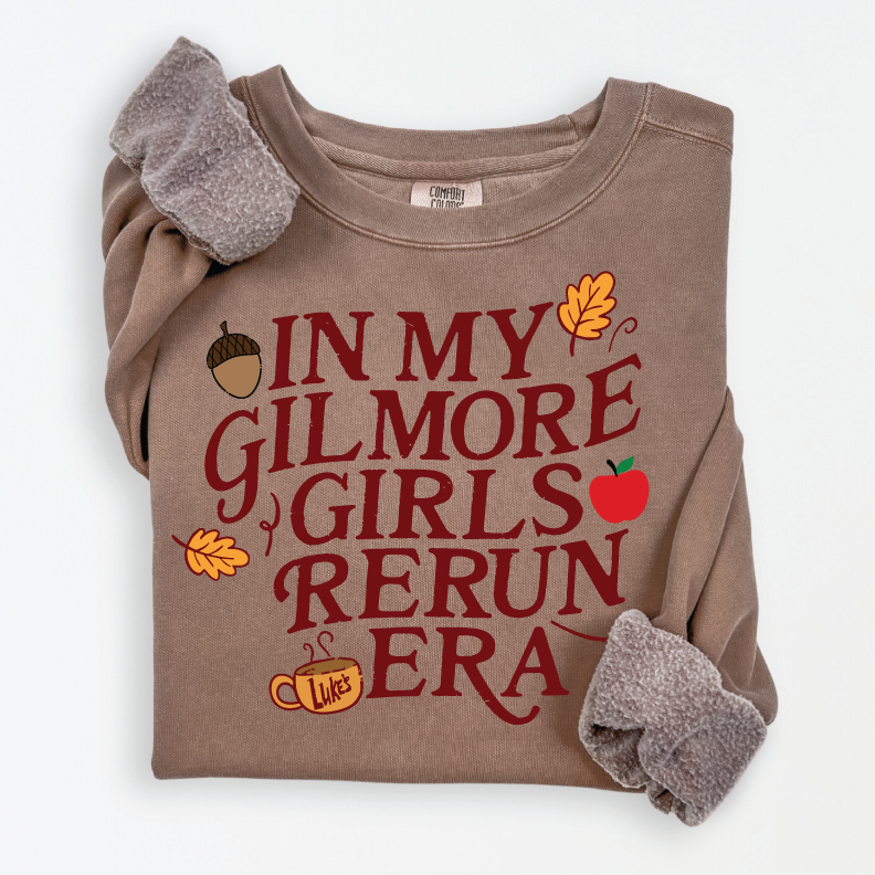Pre-order ONLY! Gilmore Girls Rerun Era Crew Sweatshirt - Available in several colors!