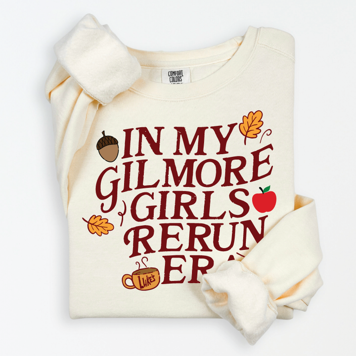 Pre-order ONLY! Gilmore Girls Rerun Era Crew Sweatshirt - Available in several colors!