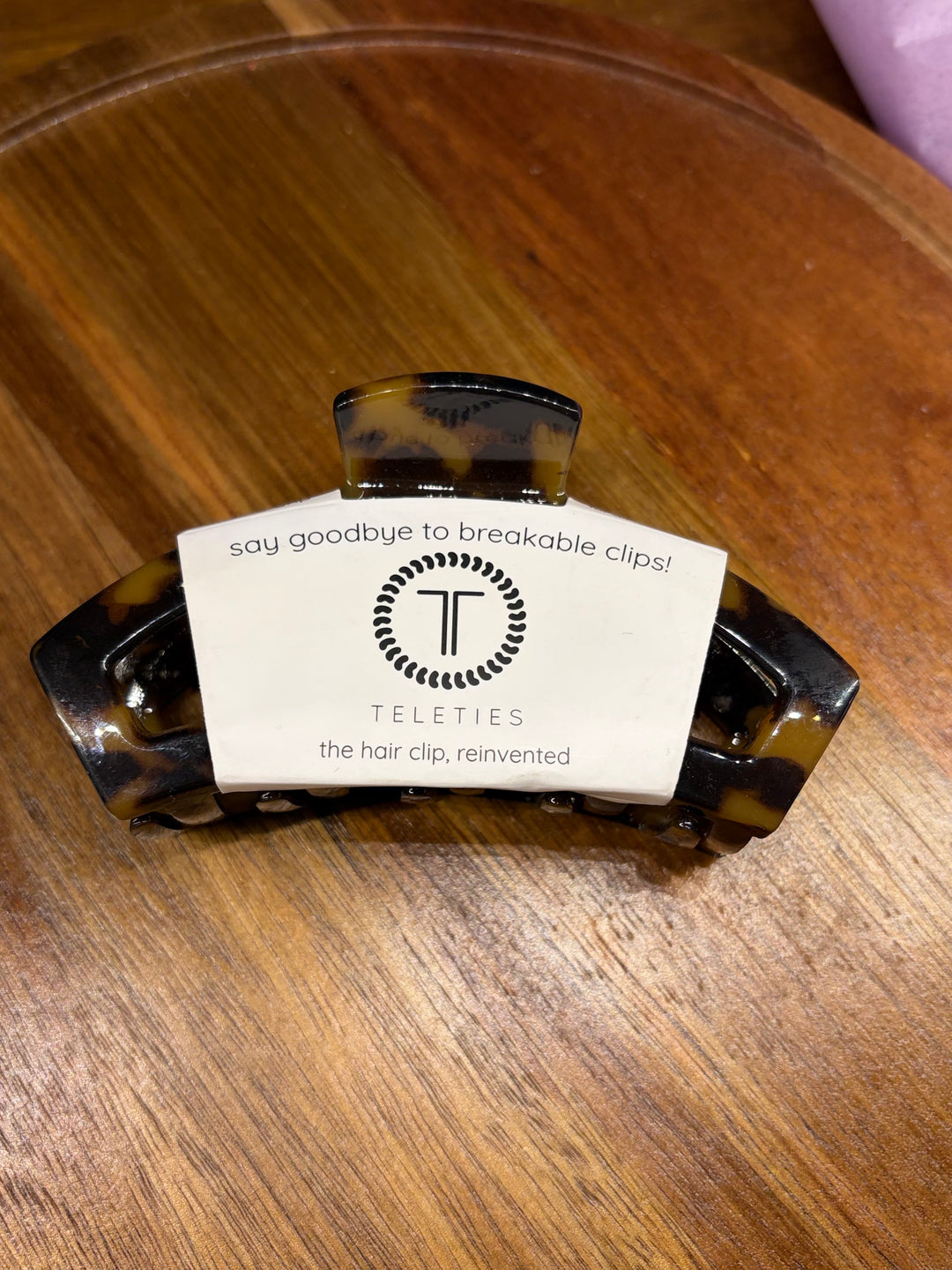 Open Claw Clip| Medium| Tortoise