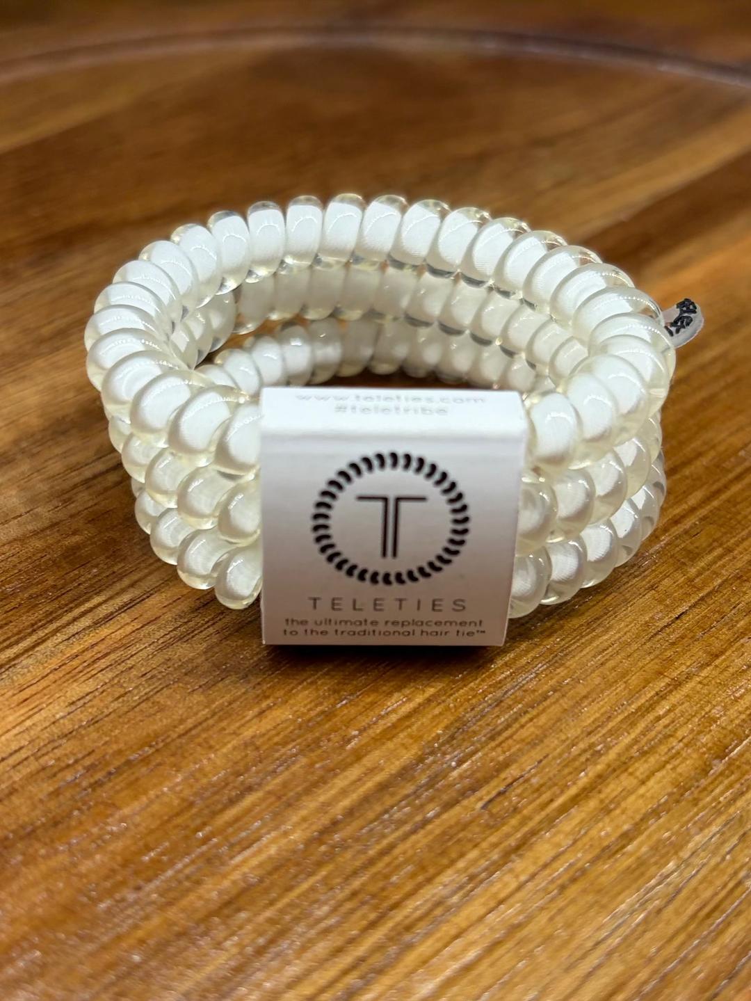 Coconut White Small Hair Ties