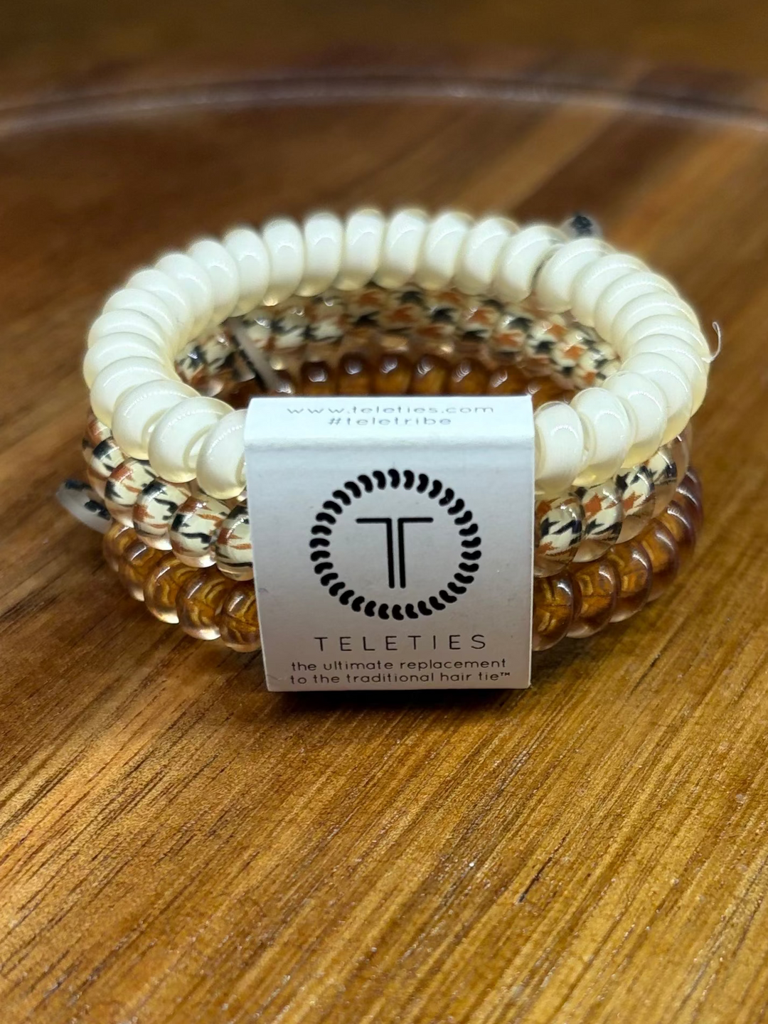 Upstage Beige Small Hair Ties
