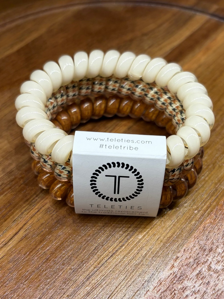 Upstage Beige Large Hair Ties
