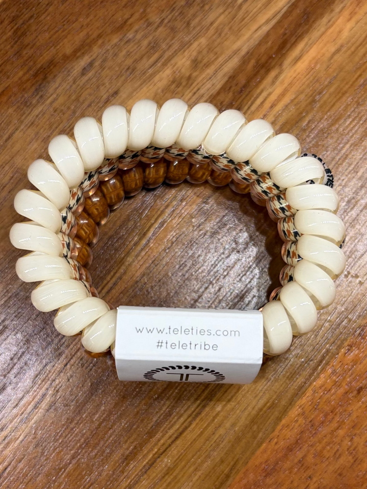 Upstage Beige Large Hair Ties