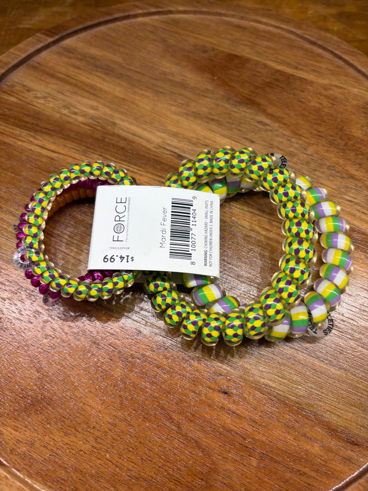 Mardi Fever Small & Large Hair Ties