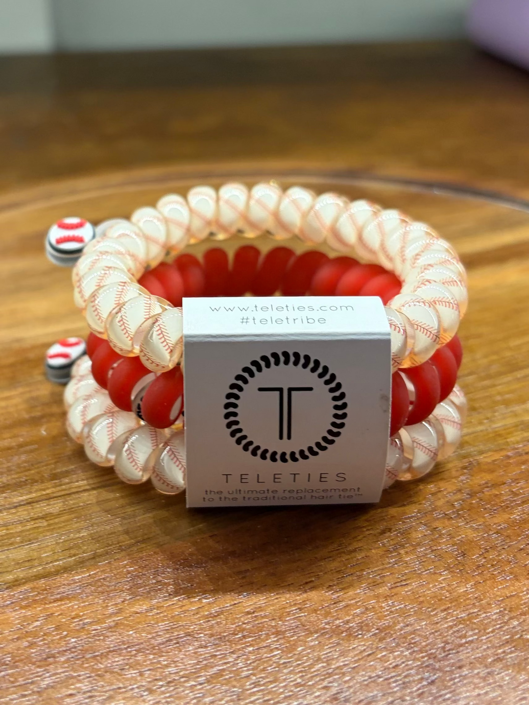 Baseball Large Hair Ties