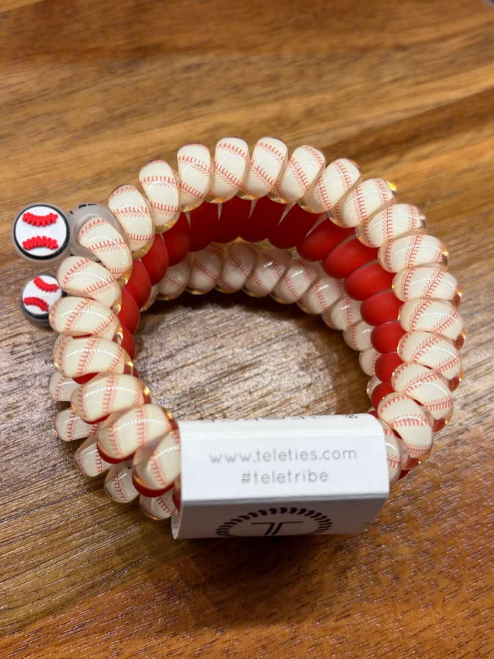 Baseball Large Hair Ties
