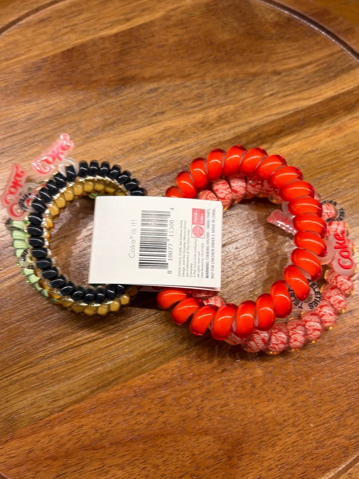 Coke is it! Large & Small Hair Ties