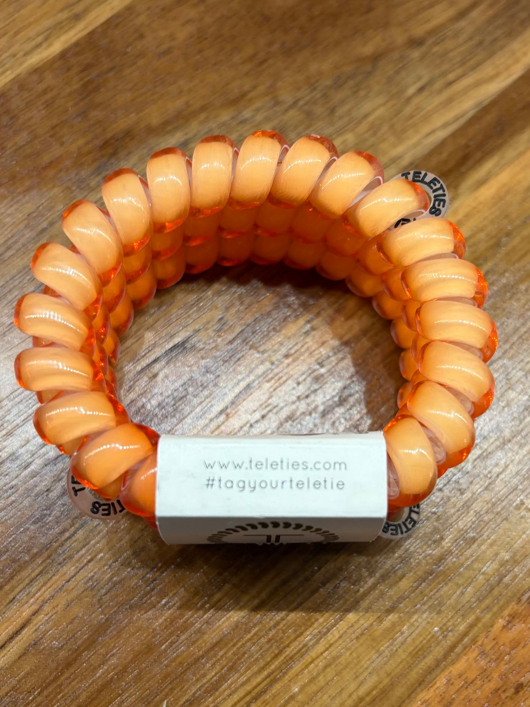 Pastel Orange Large Hair Ties