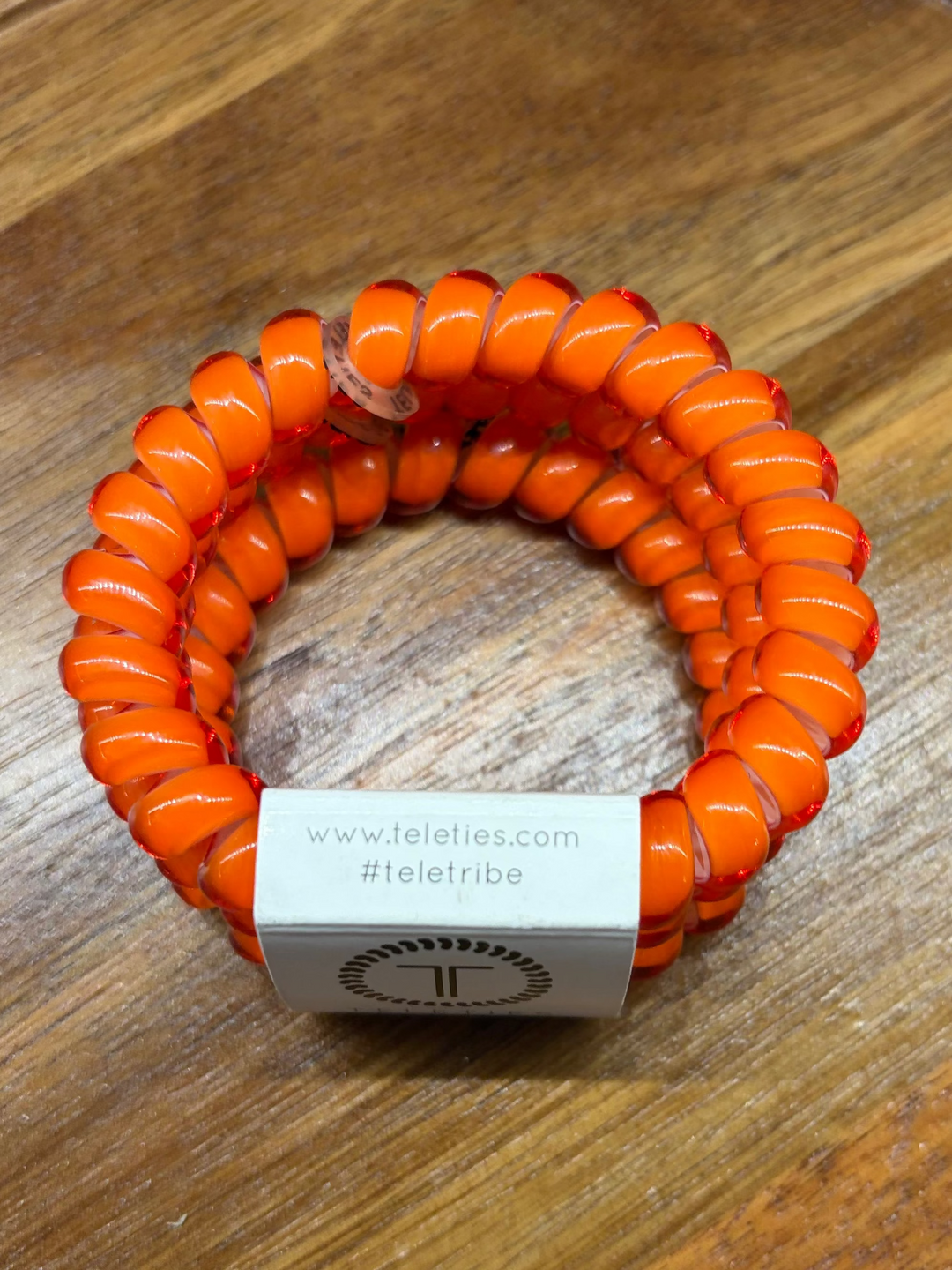 Coral Large Hair Ties