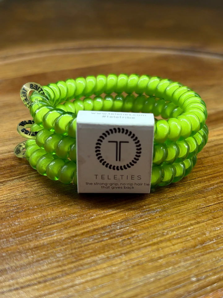 Lime Small Hair Ties