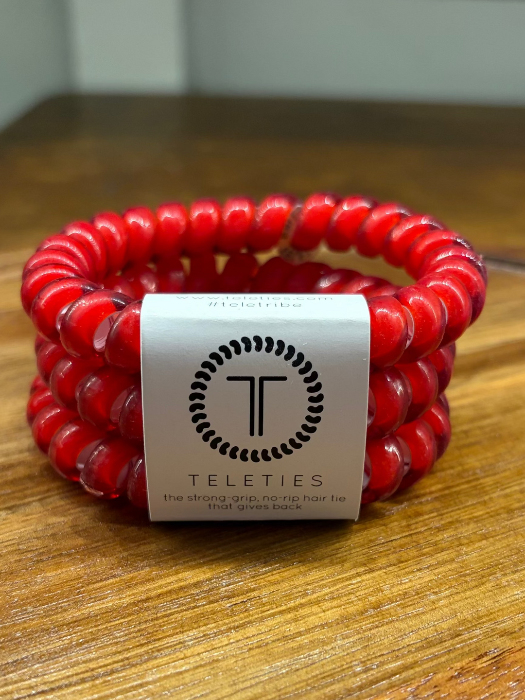 Scarlet Red Large Hair Ties
