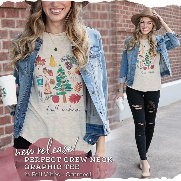 Grace and Lace - Fall Vibes Graphic Tee