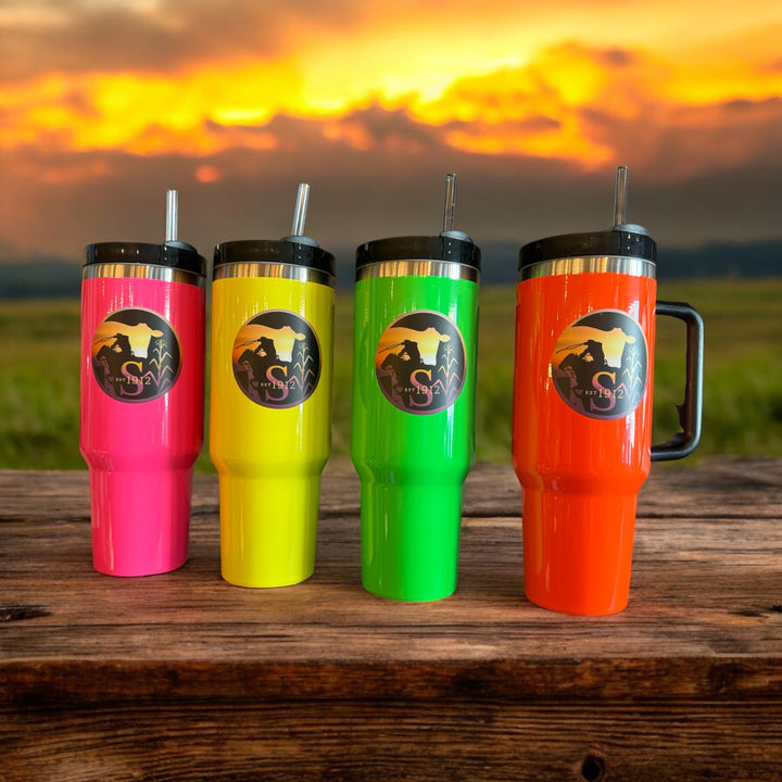 Stapleton Logo Neon Insulated Tumbler Cup - 40 oz. - 4 colors