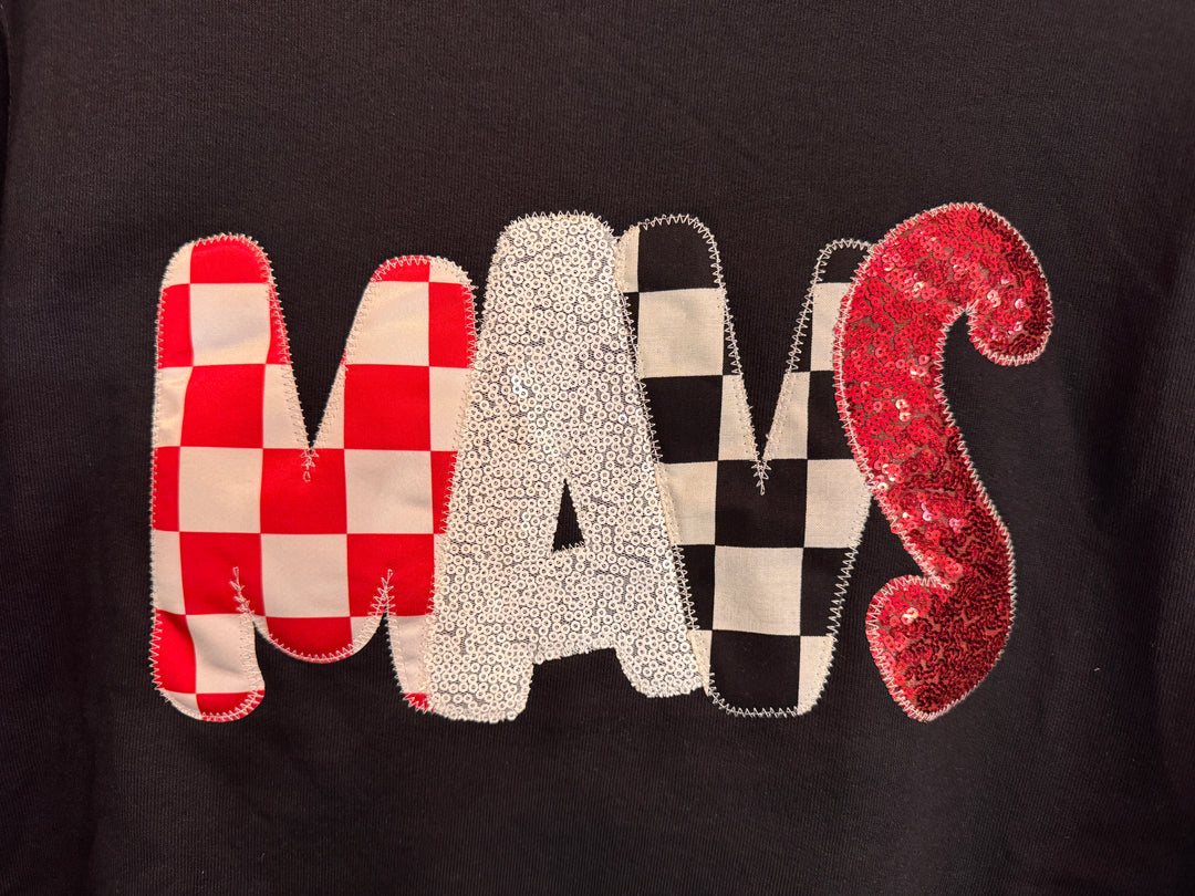 Modge Podge Mavs Gameday Applique Sweatshirt
