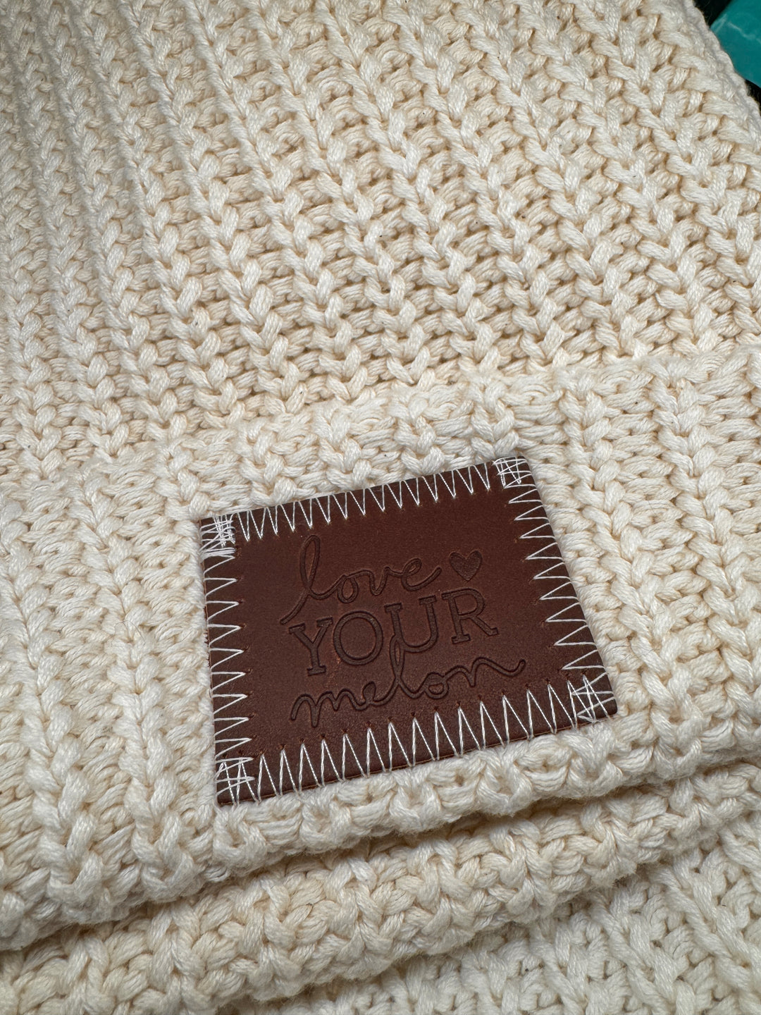 Love Your Melon Beanie w/ Removable Pom - Natural