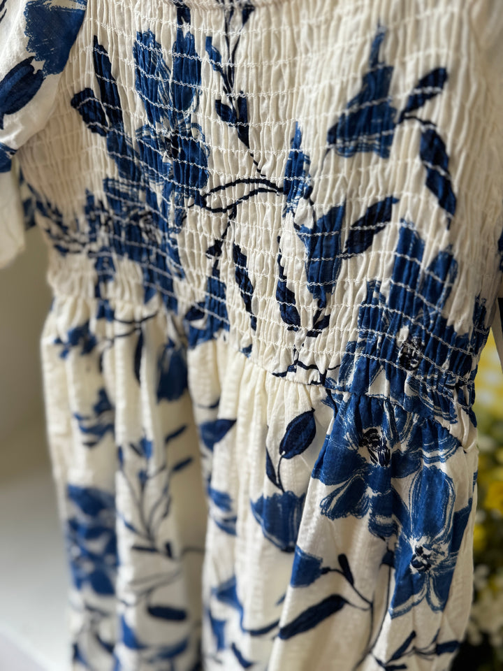 Bluebell Smocked Boho Midi Dress