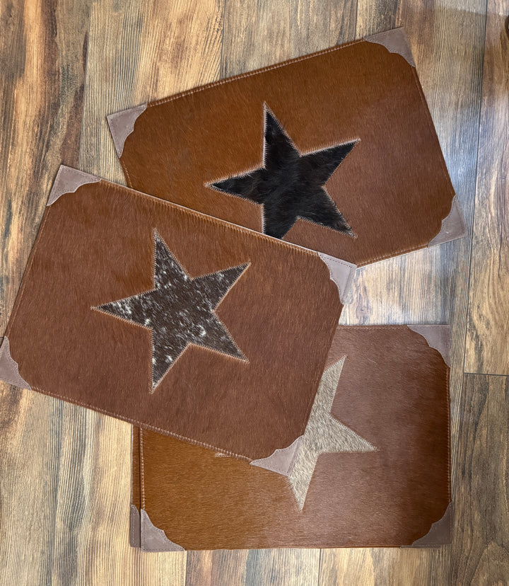 Cowhide Placemats - Sold individually