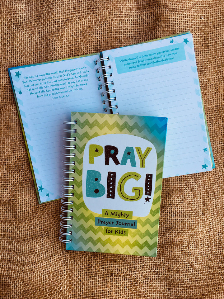 Pray Big - A Mighty Prayer Journal for Kids (Hard cover)