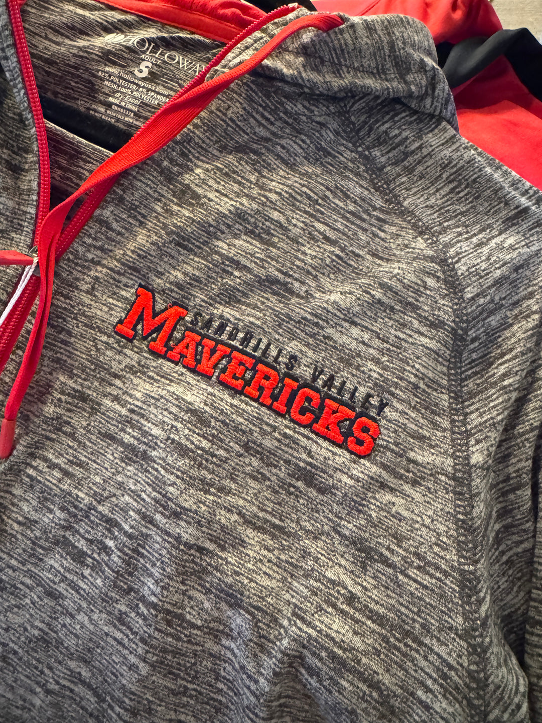 Mavericks Holloway Zip Up Hooded Unisex Force Jacket - Mavericks Text Logo Embroidery (Small)