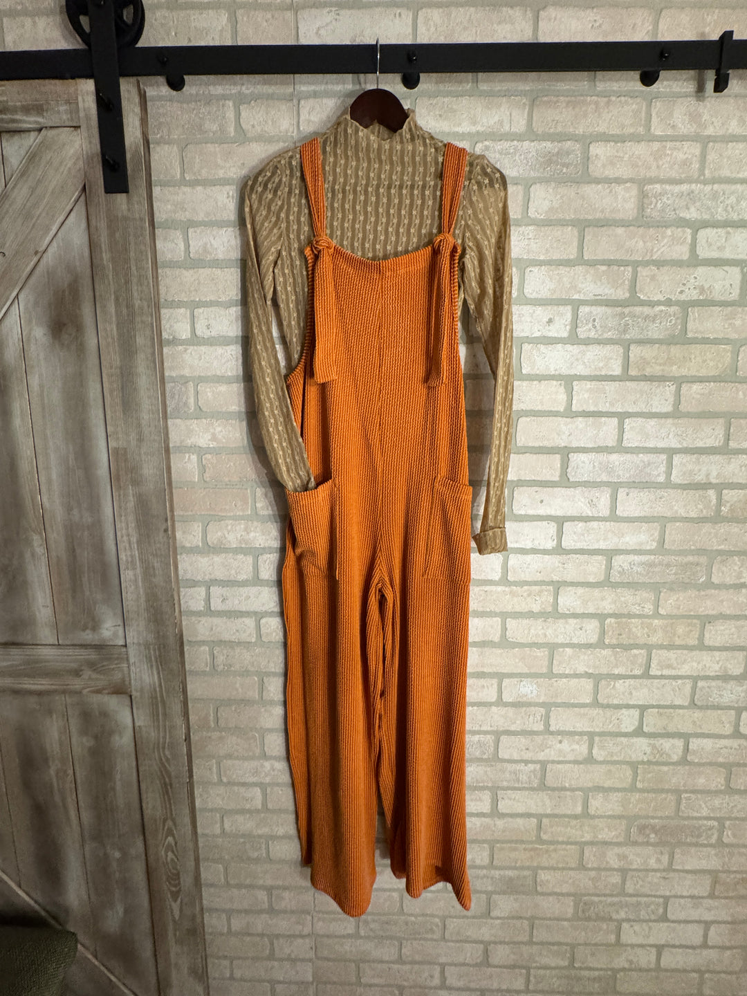 The Luxe Ribbed Wide-Leg Jumpsuit