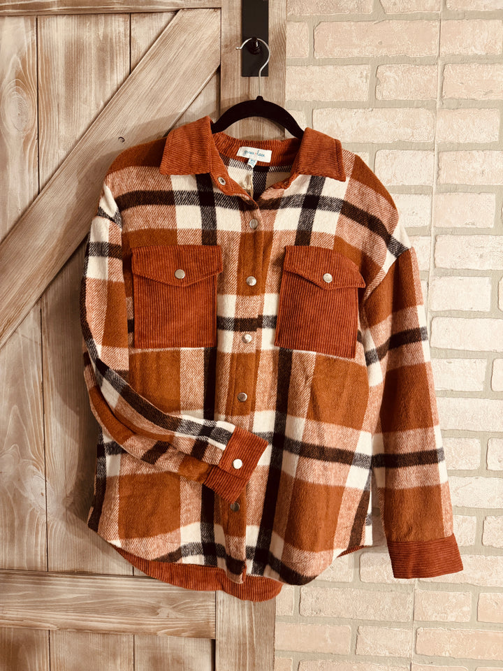 Grace and Lace Flannel Shacket