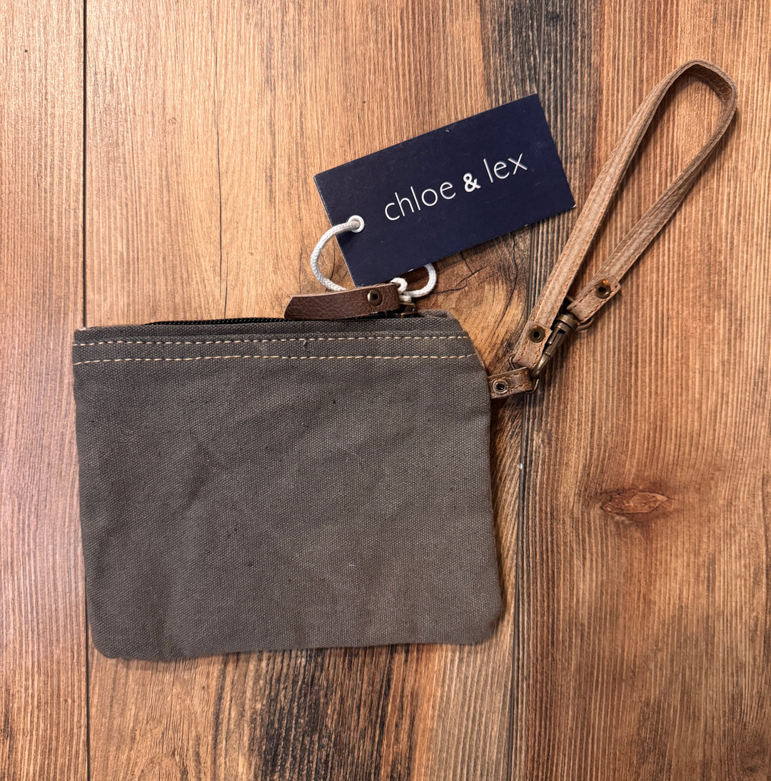 Paisley Star Wristlet