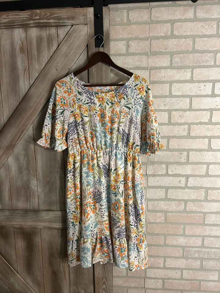 Wildflower Meadow Babydoll Dress